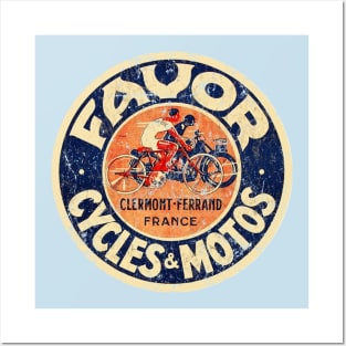 Favor Cycles and Motos Posters and Art